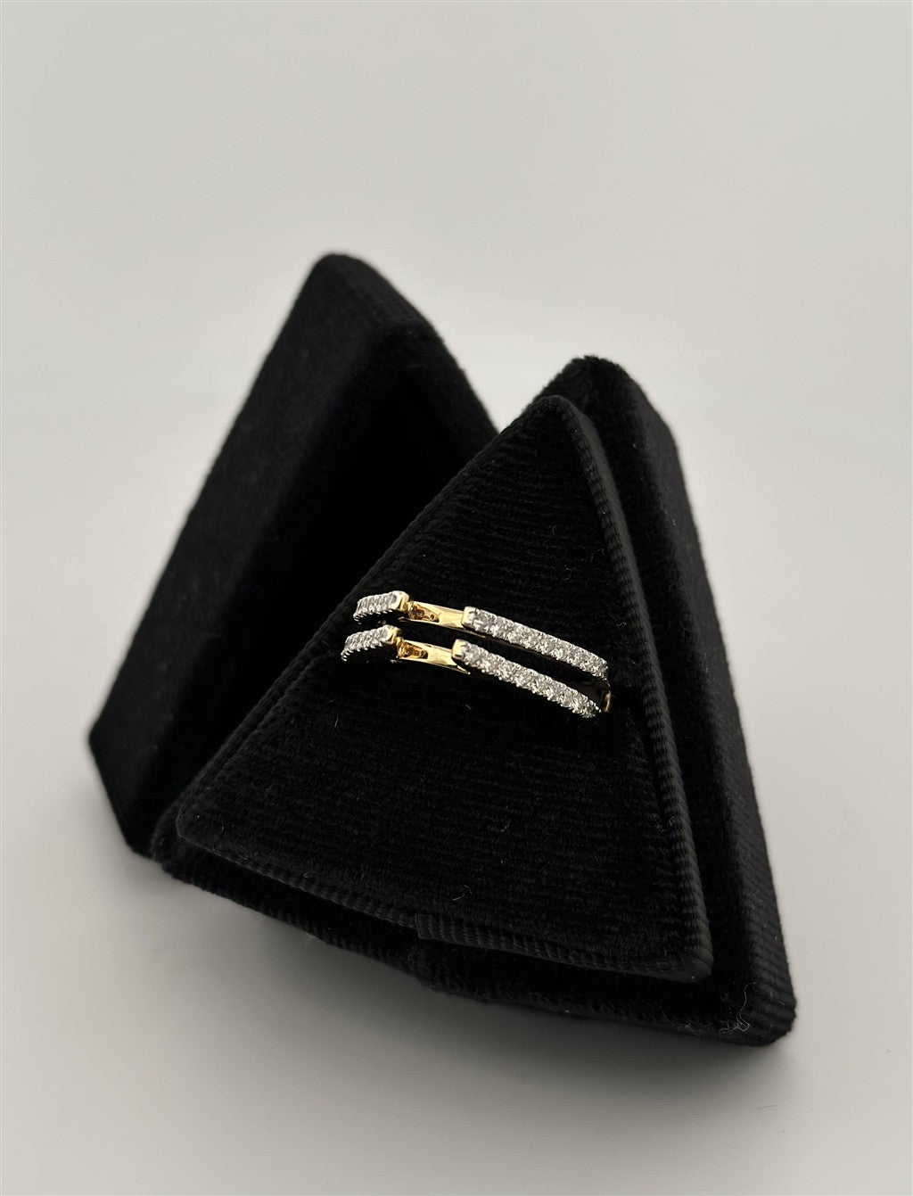 Yellow Gold Diamond Ring Guard