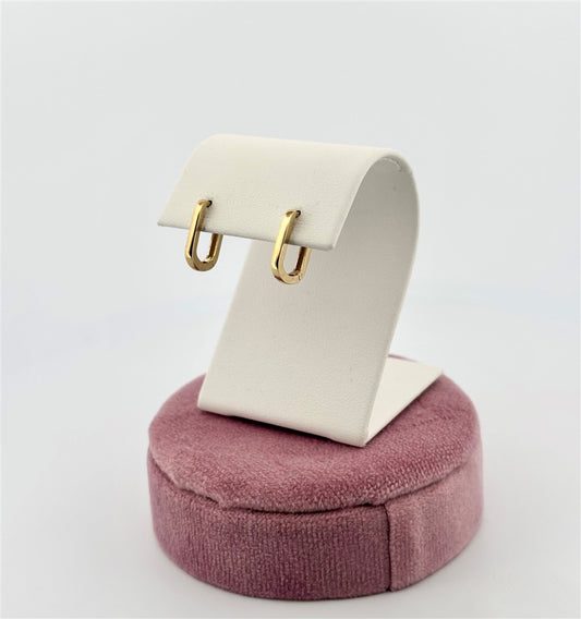 Yellow Gold Huggie Hoops
