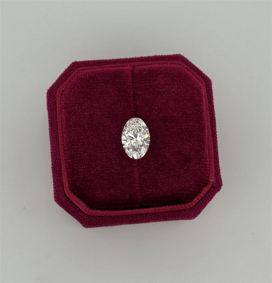 3.07 Carat Oval Lab Grown Diamond