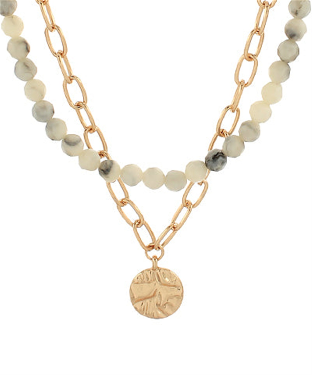 Layered Beaded Necklace