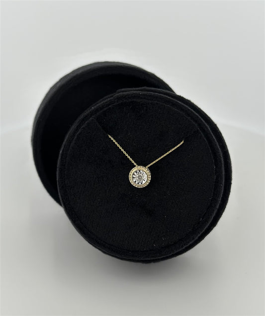 Yellow Gold Diamond Necklace