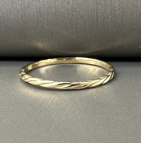 Yellow Gold Stackable Band