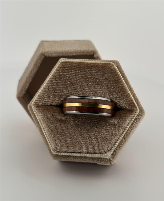 Whiskey Barrel Wedding Band