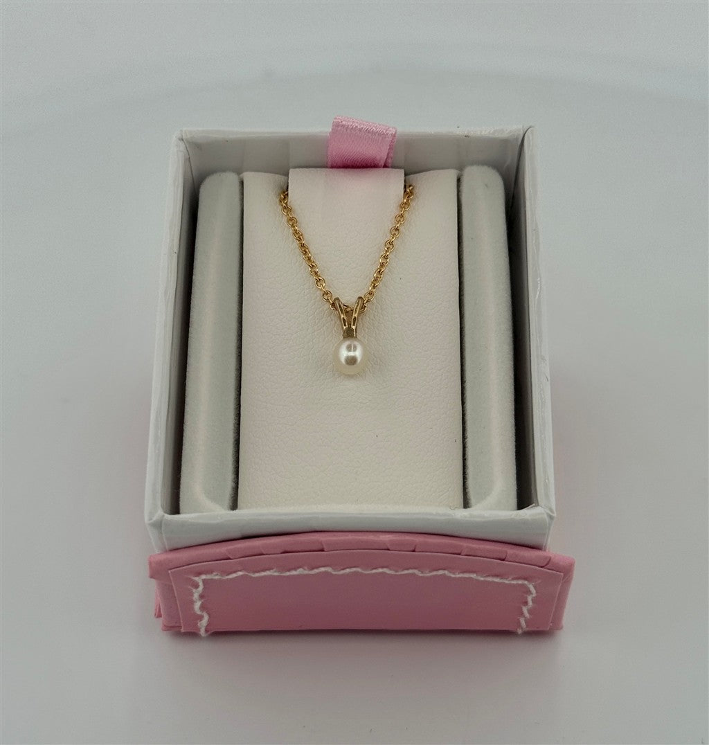 Gold Filled Pearl Necklace