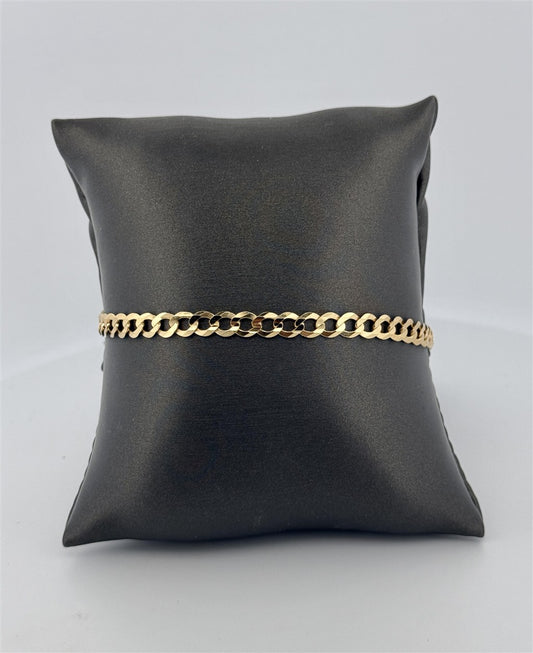 Yellow Gold 8" Cuban Chain