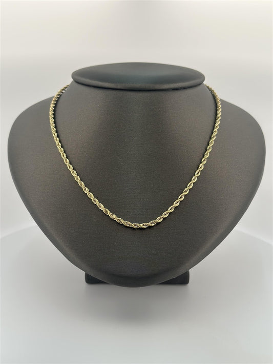 Gold Plated Rope Chain