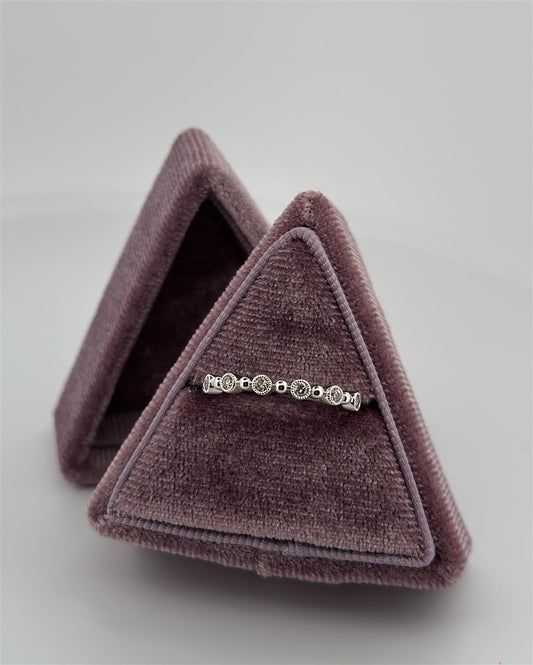 White Gold Diamond Band