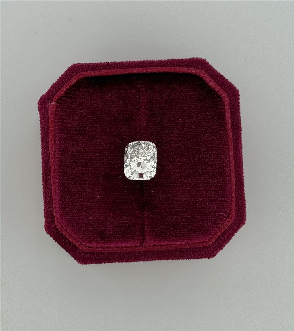 3.06 Carat Lab Grown Cushion Diamond