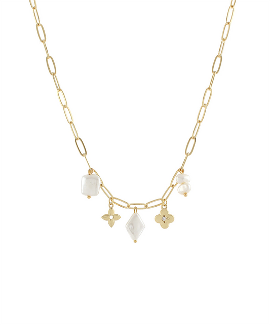 Pearl Charm Necklace