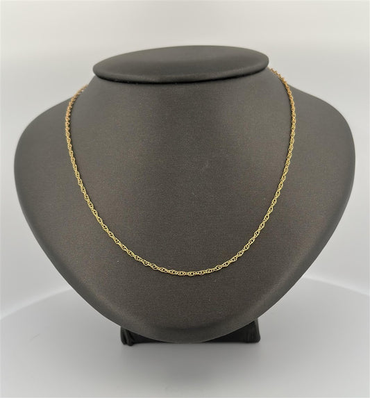 Gold Filled 18" Flat Cable Chain