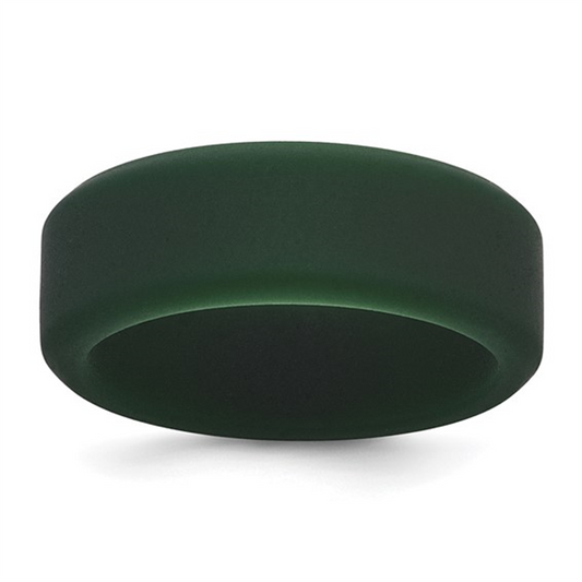 Hunter Green Silicone Wedding Band