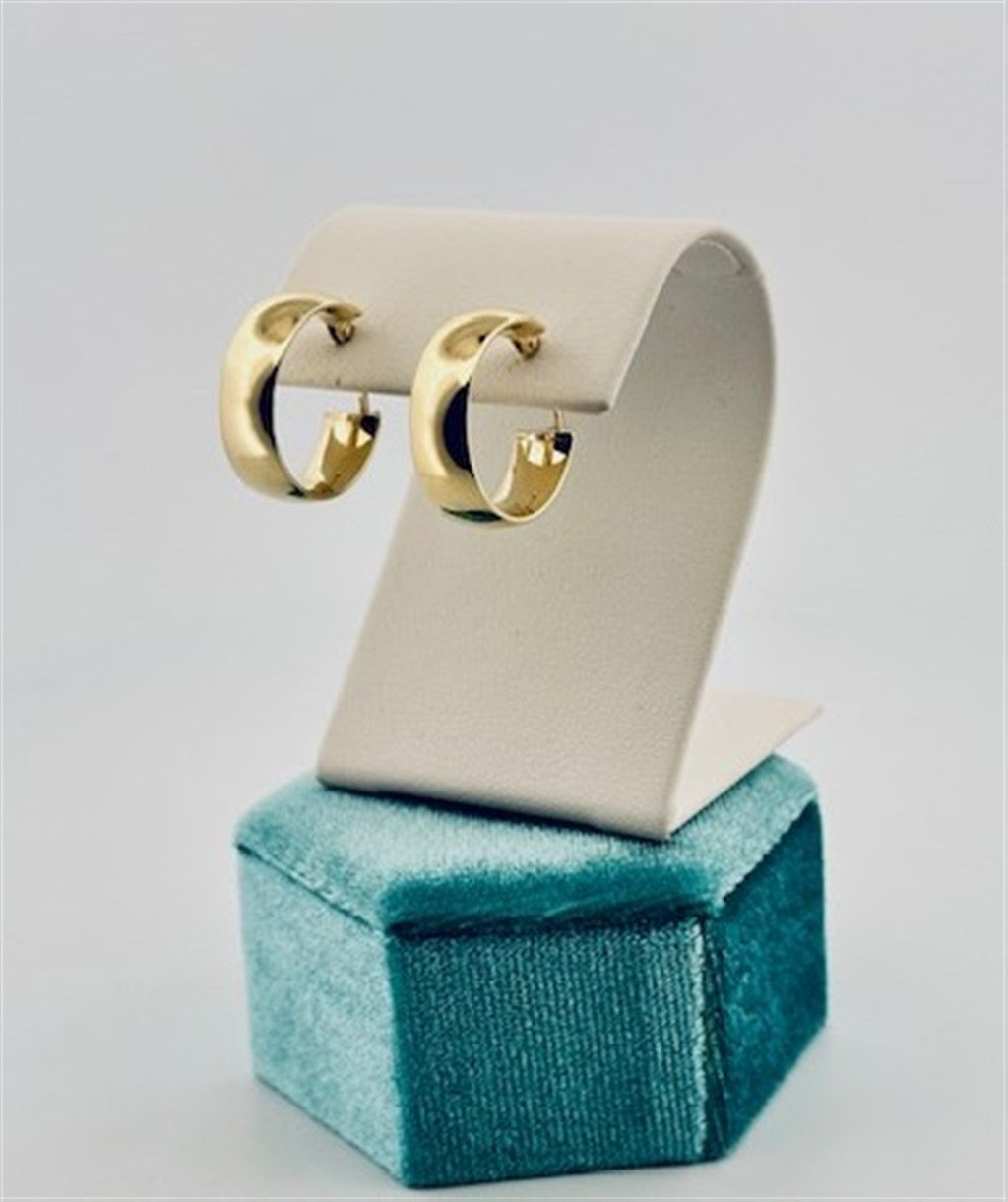 Yellow Gold Hoop Earrings