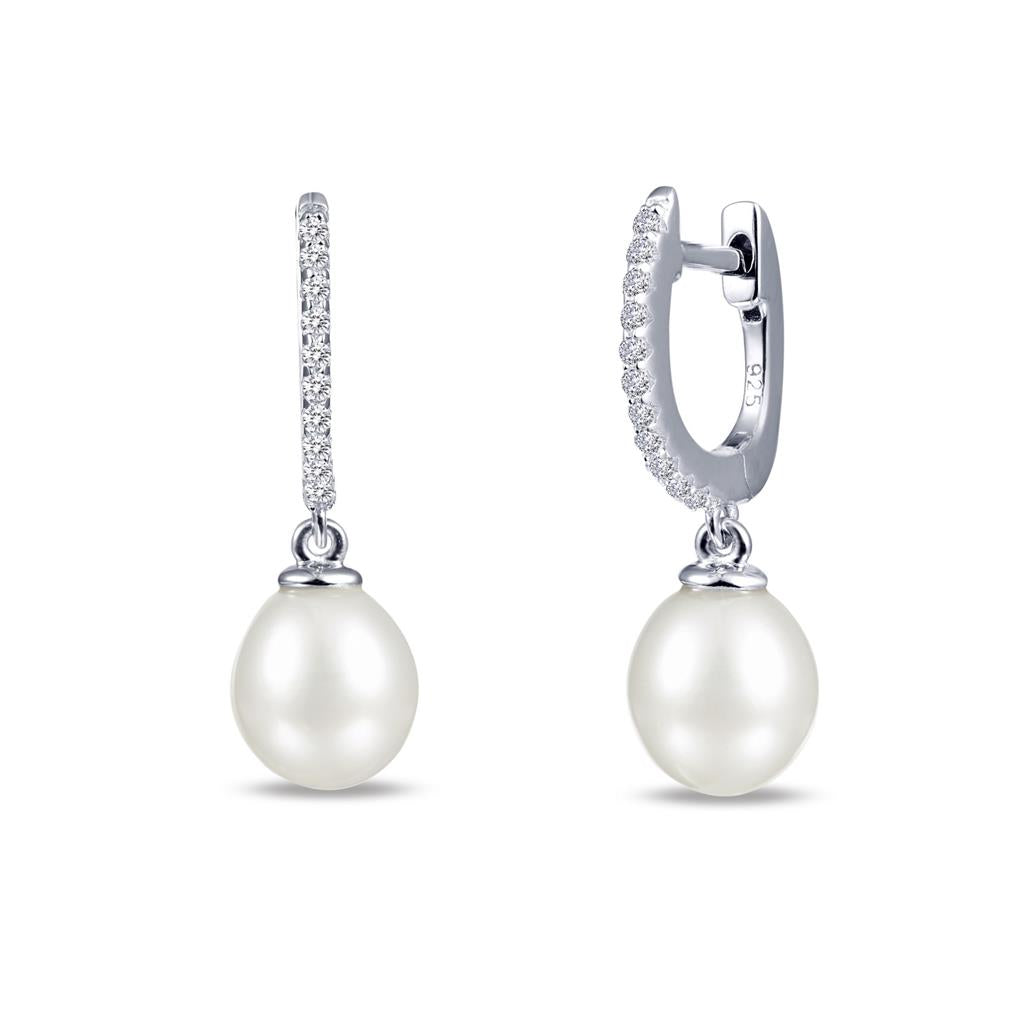 Lafonn Cultured Freshwater Pearl Earrings