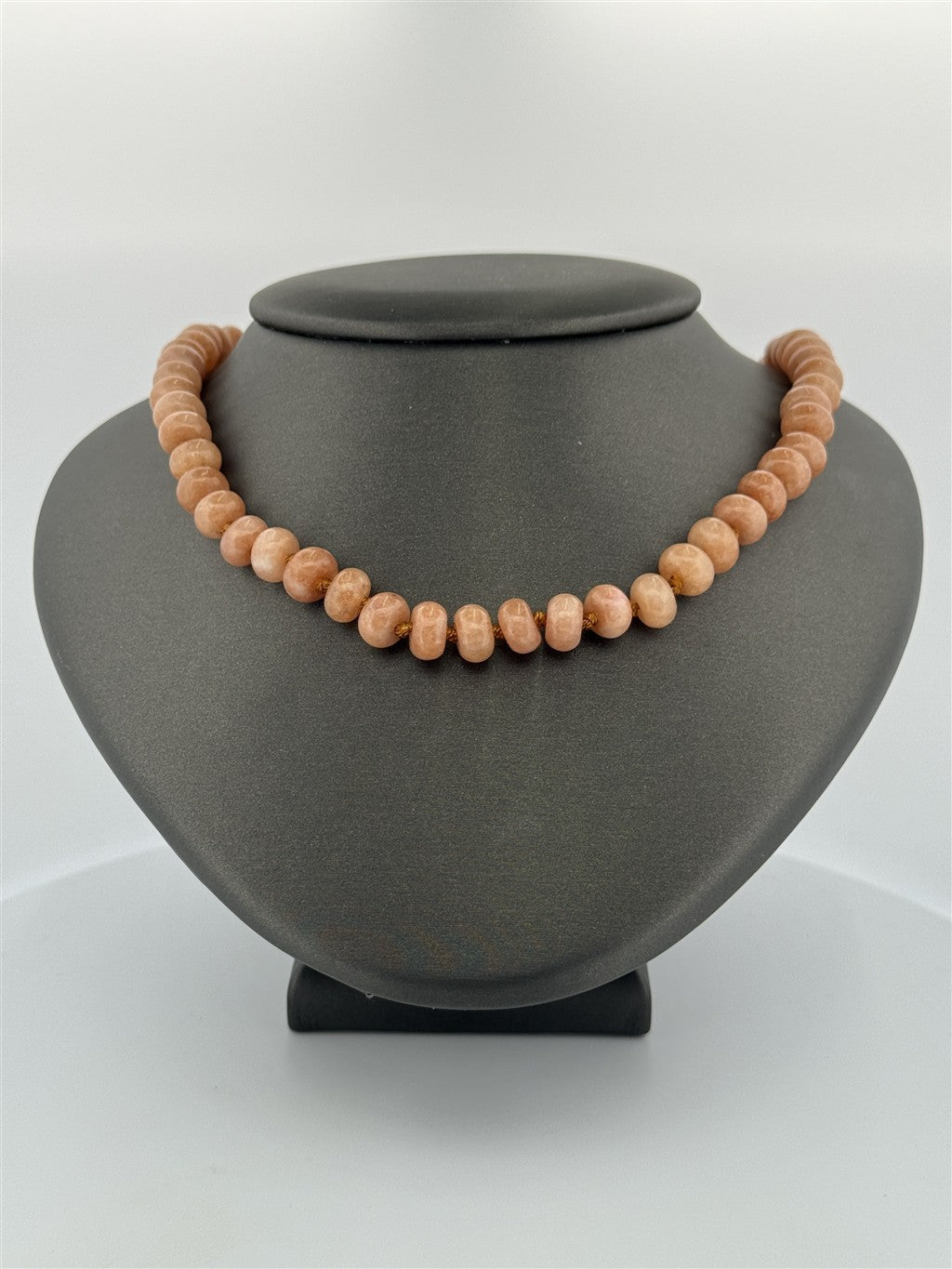 Light Brown Beaded Necklace