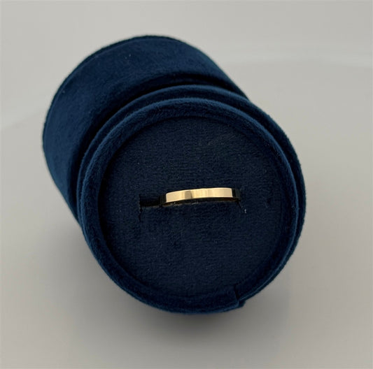 Yellow Gold Flat Band