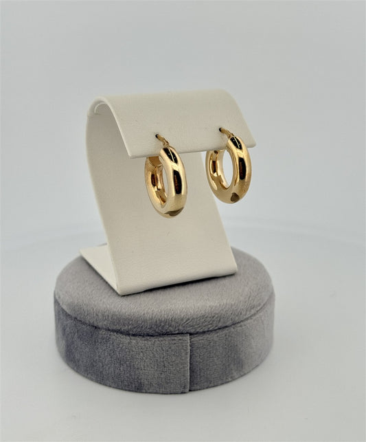 Yellow Gold Hoop Earrings