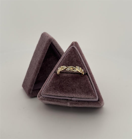 Yellow Gold Diamond Floral Ring