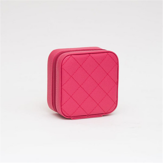 Quilted Jewelry Travel Box