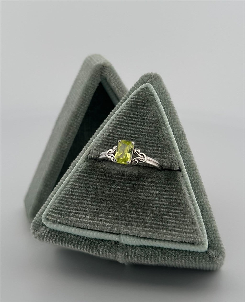 Childrens Sterling Silver August Birthstone Ring