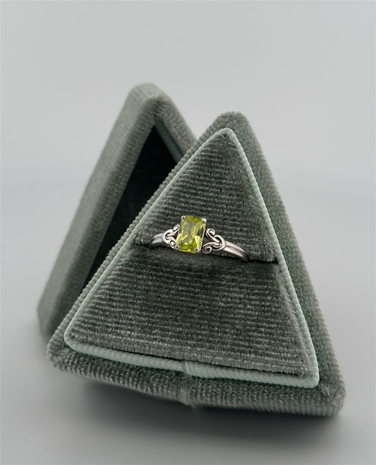 Childrens Sterling Silver August Birthstone Ring