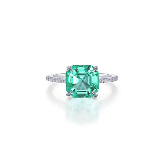 Lafonn Green Sapphire Solitaire Ring