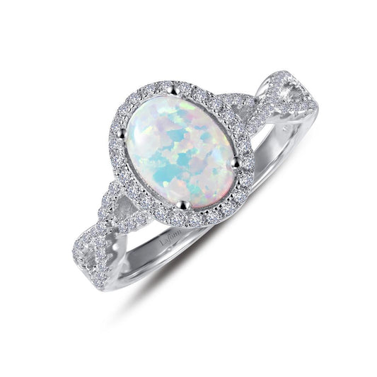 Lafonn Opal Halo Ring