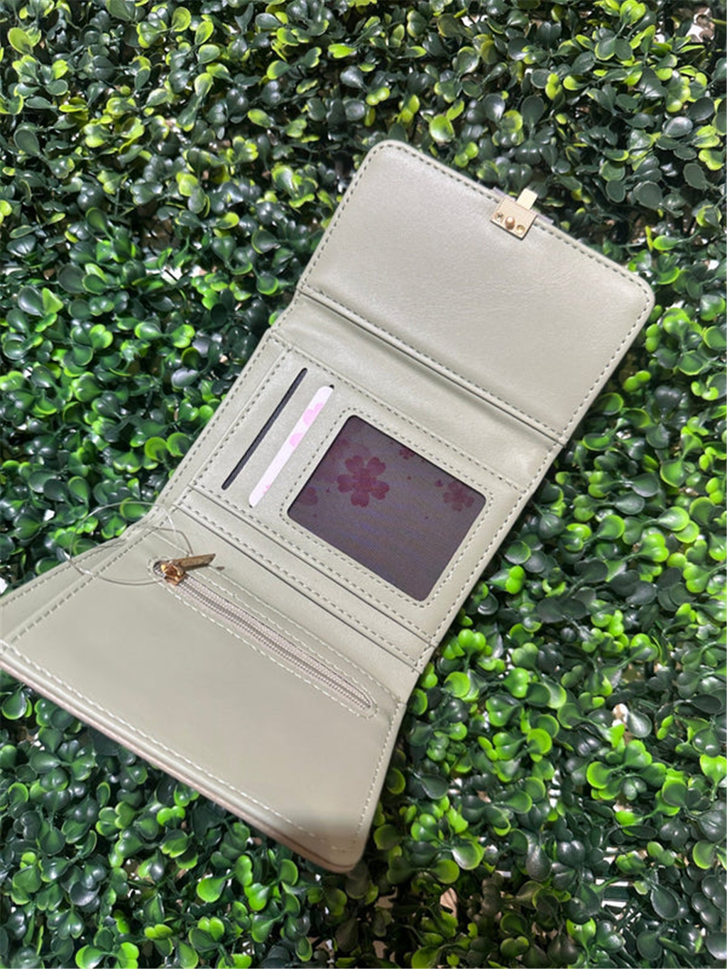 Small Beige Wallet