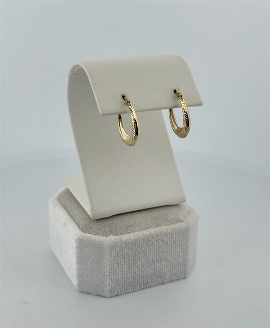 Yellow Gold Hoop Earrings