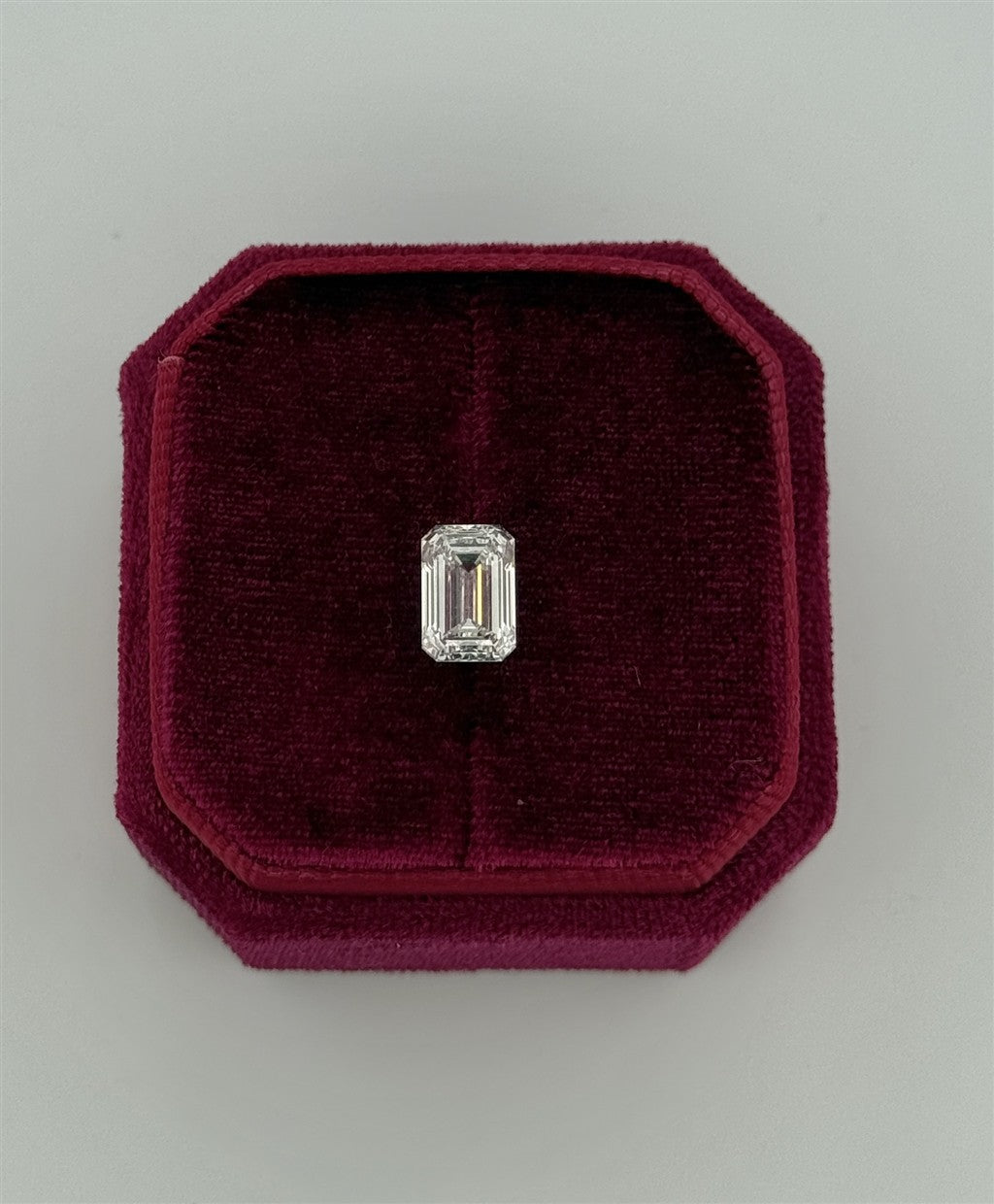 2.58 Carat Emerald Cut Lab Diamond