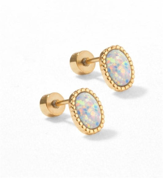 Screwback Stud Earrings