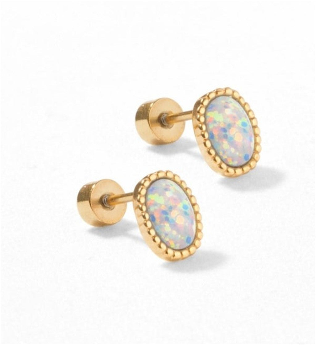 Screwback Stud Earrings
