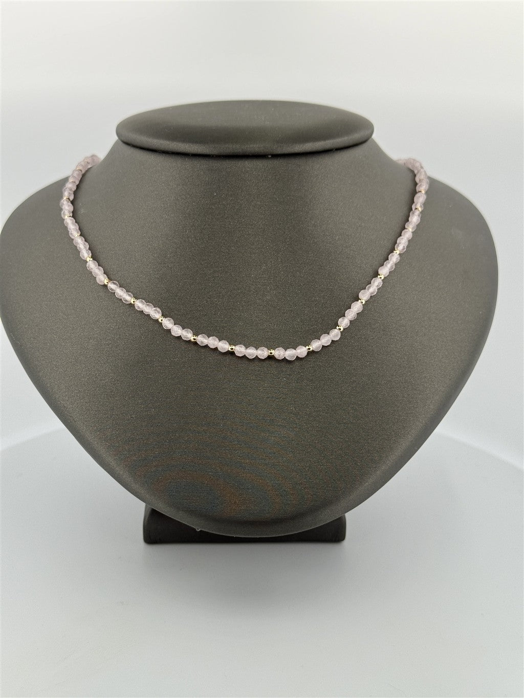 Light Pink Beaded Necklace