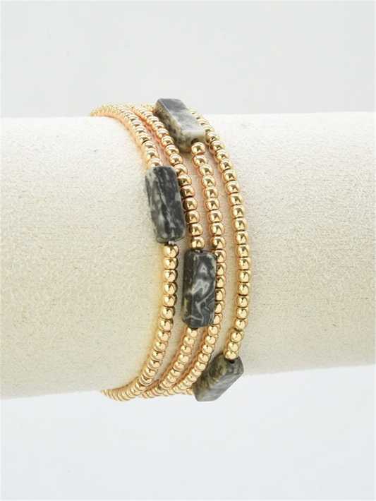 Beaded Stretch Bracelet Set
