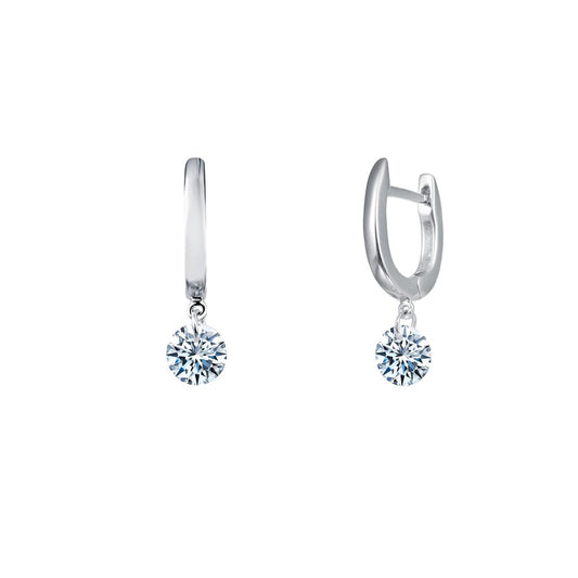 Lafonn Frameless Drop Solitaire Earrings