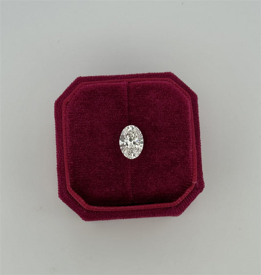 2.77 Carat Oval Lab Grown Diamond