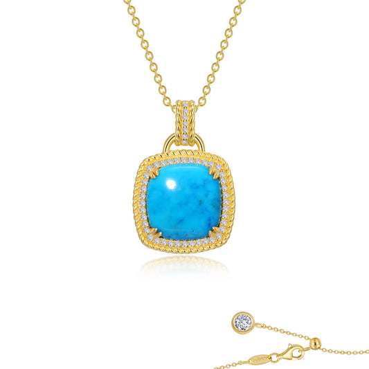 Lafonn Blue Halo Necklace