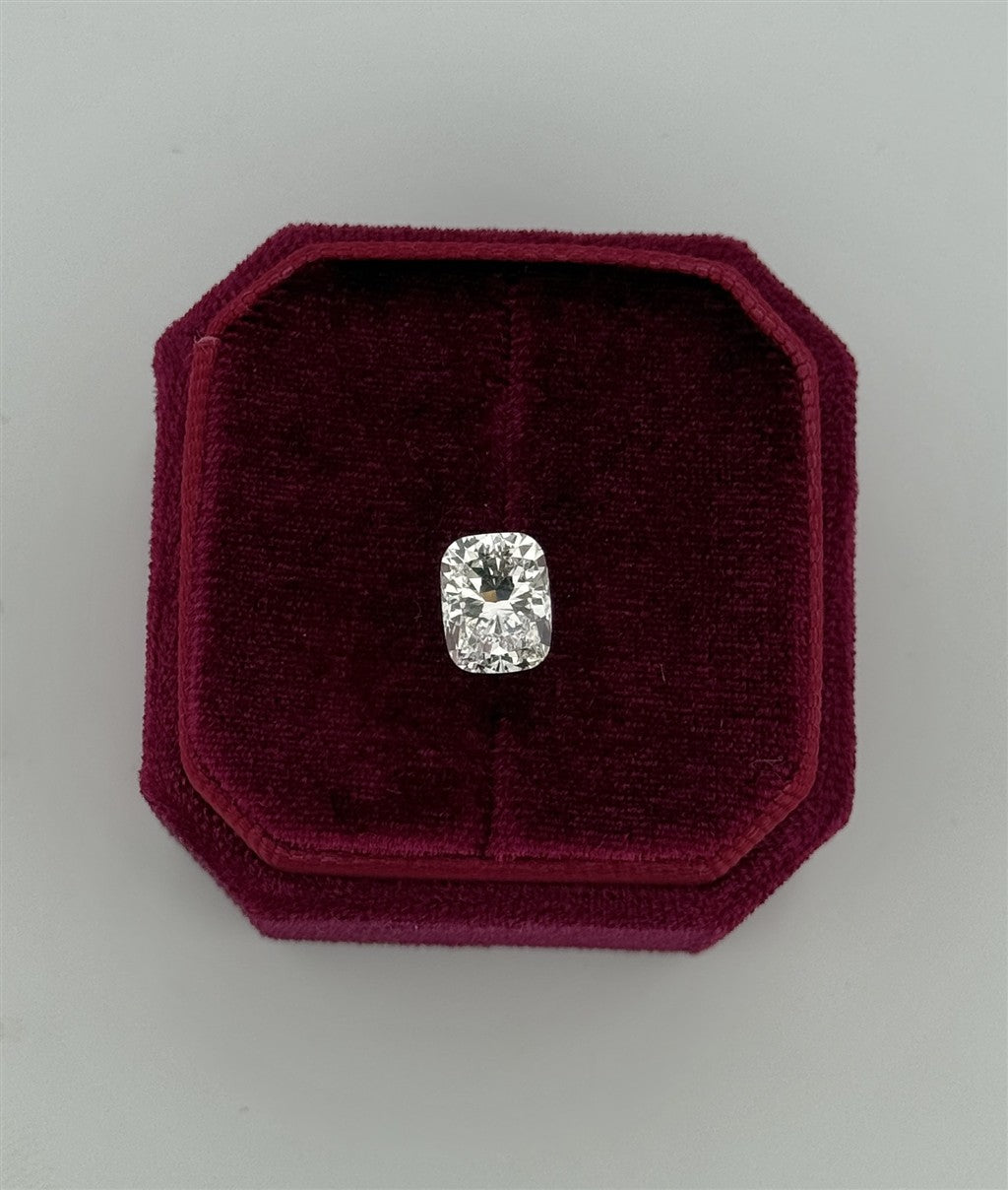 2.56 Carat Lab Grown Cushion Diamond