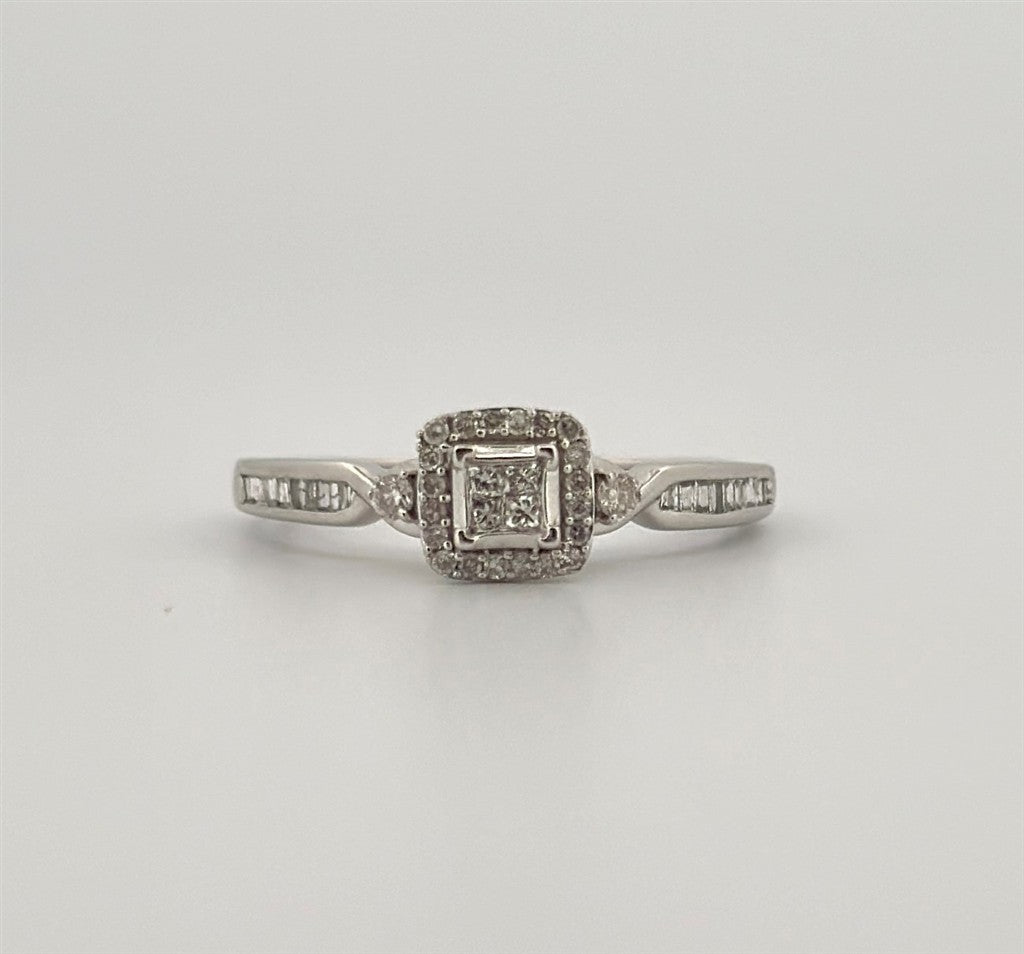 White Gold Diamond Ring