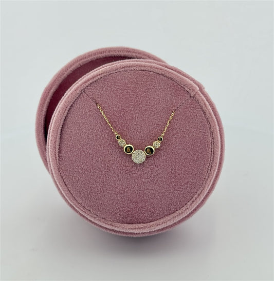Yellow Gold Lab Diamond Necklace