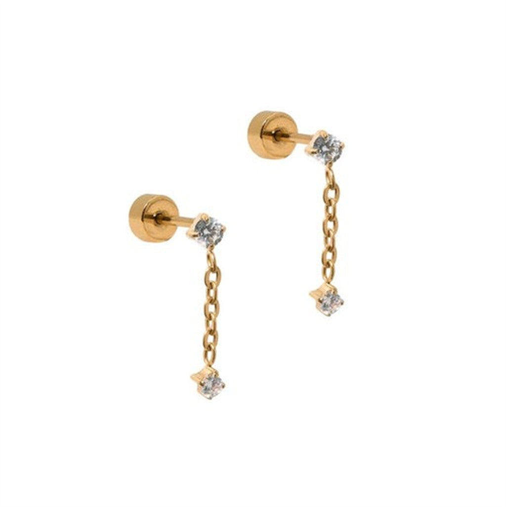 Screwback Stud Earrings
