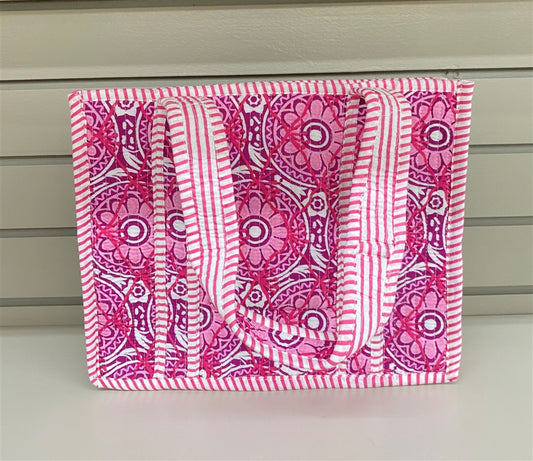 Mini Quilted Tote Bag