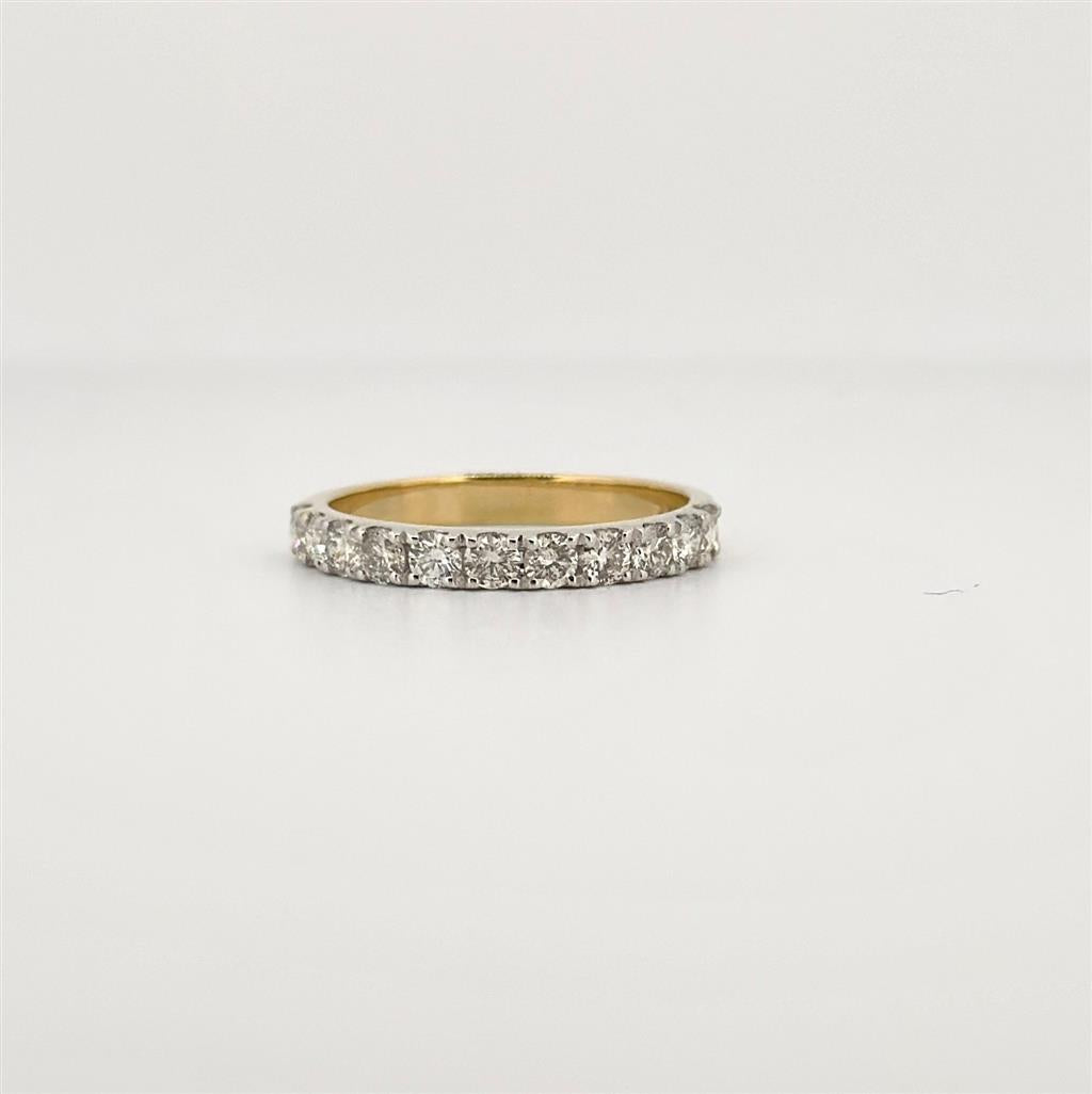 Yellow Gold Diamond Stackable Ring