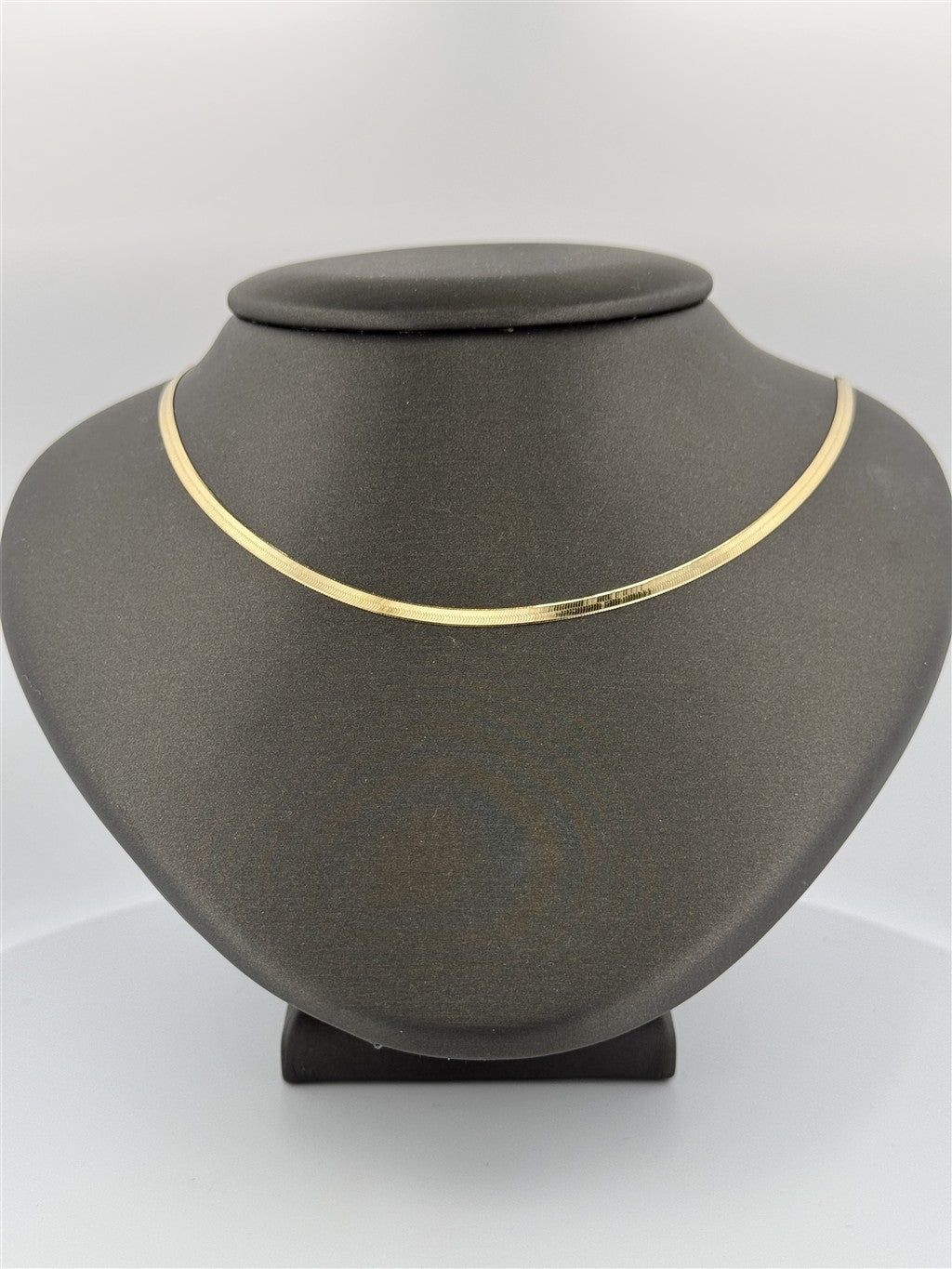 Yellow Gold 18" Herringbone Chain