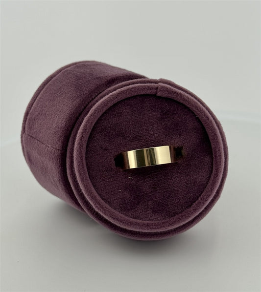 Yellow Gold Flat Band