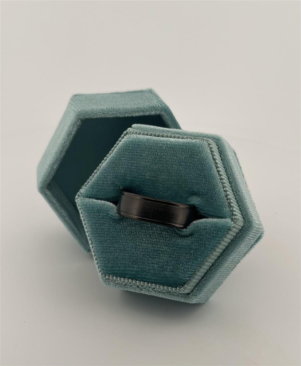 Black Cobalt Alternative Metal Wedding Band