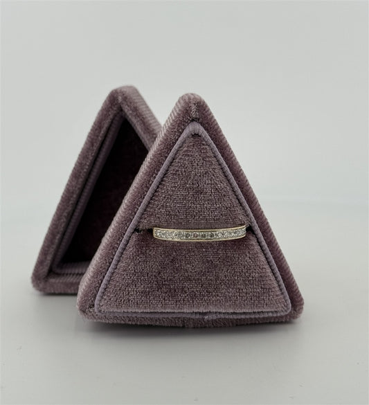 Yellow Gold Diamond Stackable Ring