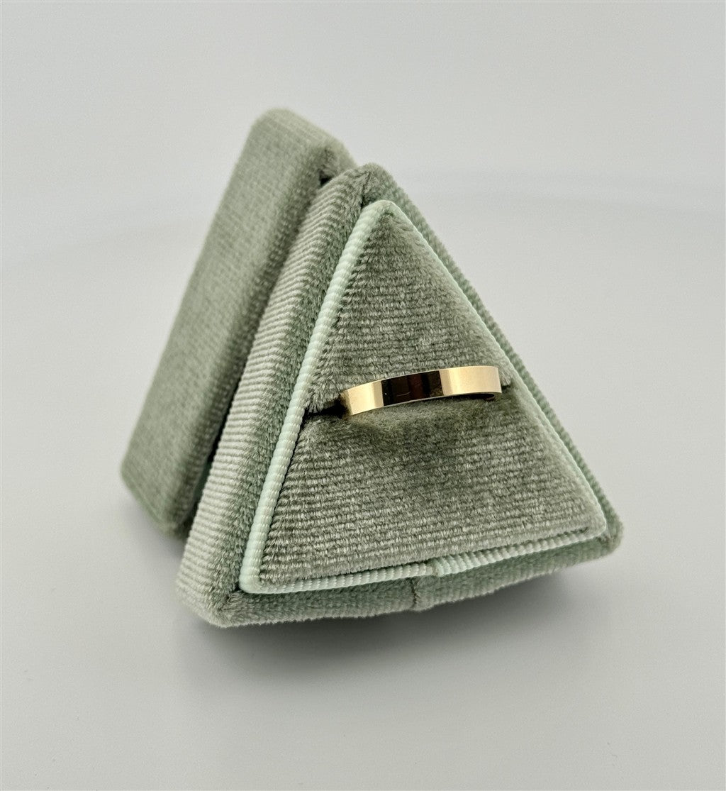 Yellow Gold Flat Band
