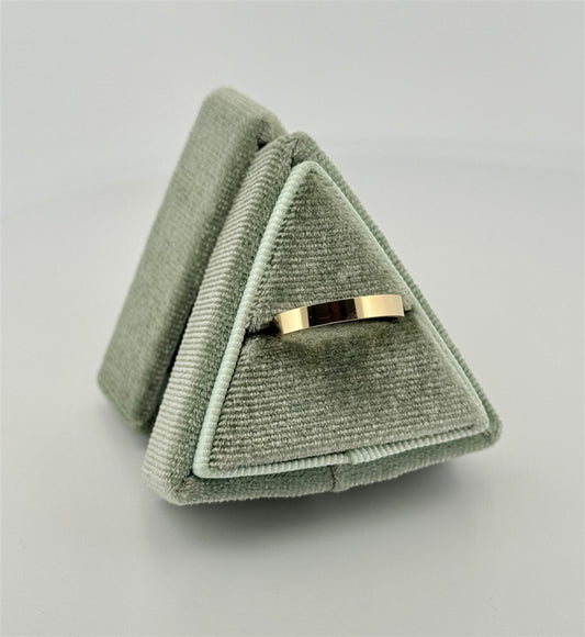 Yellow Gold Flat Band