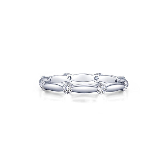 Lafonn Stackable Wave Eternity Band