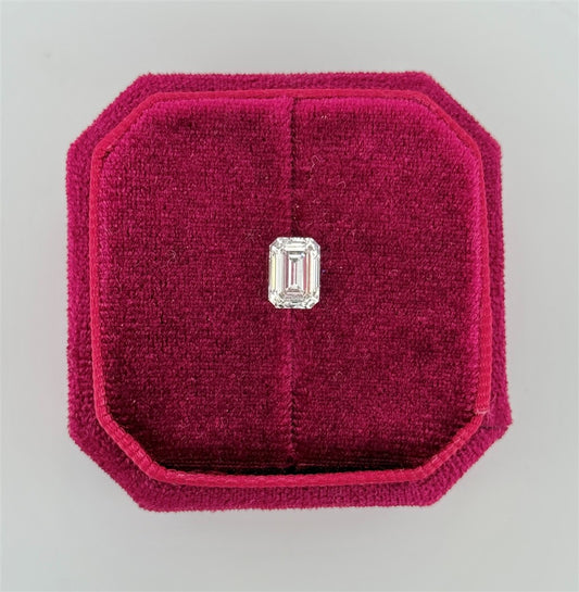 1.57 Carat Lab Grown Emerald Cut Diamond